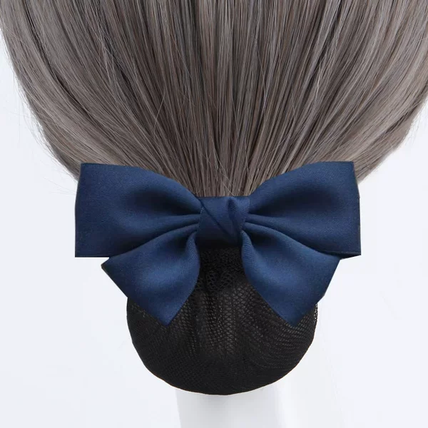 Professional Hair Net Bow Hairpin for Flight Attendants, Bank Employees, Nurses, and Hotel Staff