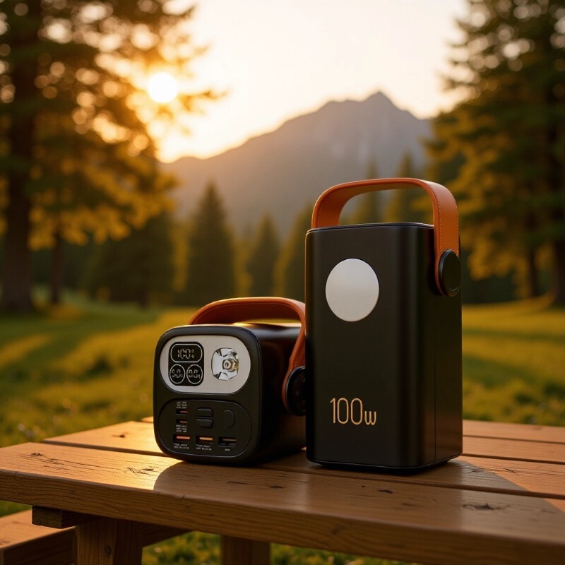 Cross-Border Pd100W Notebook Power Bank 60000Mah Large Capacity Two-Way Fast Charging Satchel Outdoor Power Supply