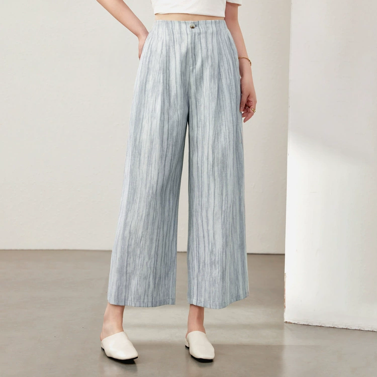 Модные удобные свободные утягивающие брюки для женщин больших размеров, лето 2025, новый стиль