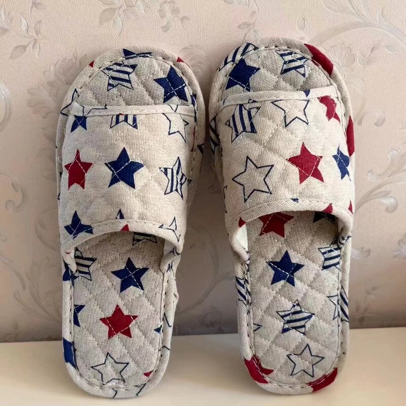 Linen-Soled Silent Slippers, Soft-Soled Popular Style for Wooden Floors, Home Use for Couples, All-Season Spring and Autumn Models, Handmade Linen-Soled Silent Slippers, Soft-Soled Popular Style for Wooden Floors, Home Use for Couples, All-Season Spring and Autumn Models, Handmade