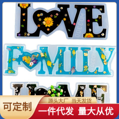 アルファベット金型滴ゴム金型diyアクセサリー振り子樹脂英語砥石セットlove単語シリコン金型