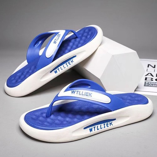 Men's Slippers Korean Style Trendy Influencer Personality Outerwear Household Bathroom Shower Anti-Slip Thick Sole Durable Slippers for Men