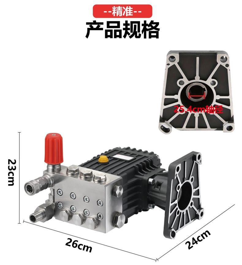 Bottuo High-Pressure Washer Pump Head Black Cat Car Washing Machine Assembly Humidification Pump Head Ceramic Plunger Pump Green Front