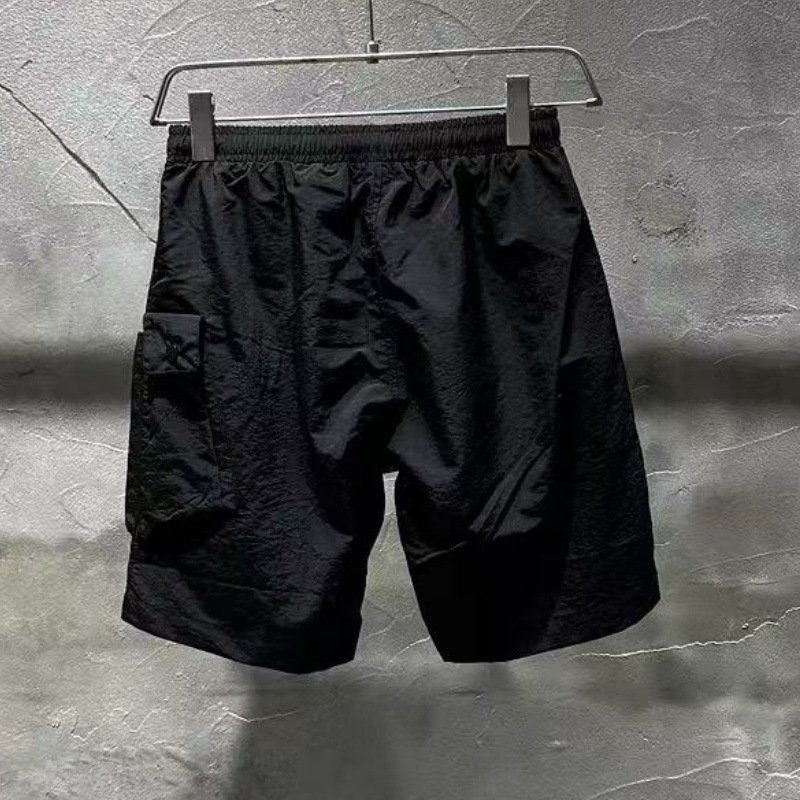 跨境厂家CP尼龙速干短裤平角c.p沙滩裤Company机能休闲运动五分裤