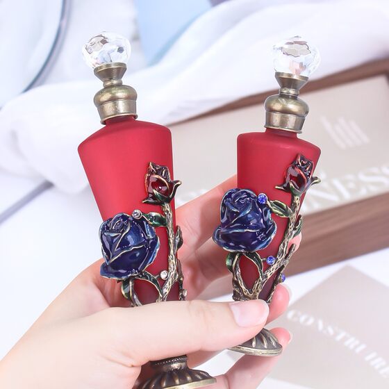 18 ml enamel perfume sub-bottled travel sub-bottled essential oil point coated bottle exquisite luxury national style
