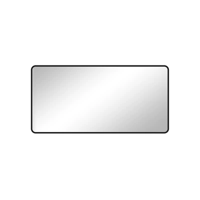 sunshade makeup mirror lights HD: Sun visor rearview mirror - no-lamp-mirror-black-shell