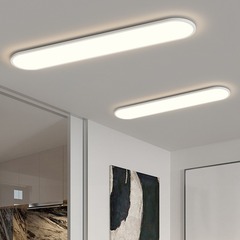 超薄全光譜過道走廊陽檯燈現代簡約極簡衣帽間長條入戶玄關吸頂燈