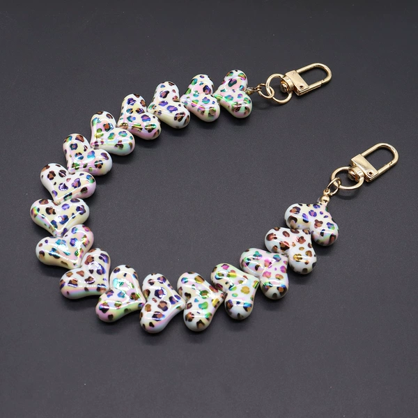 Plated leopard white
