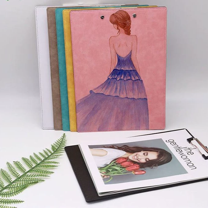 Pu папка сублимация A4 Многофункциональный менеджер страниц открывает книгу бизнес-книги