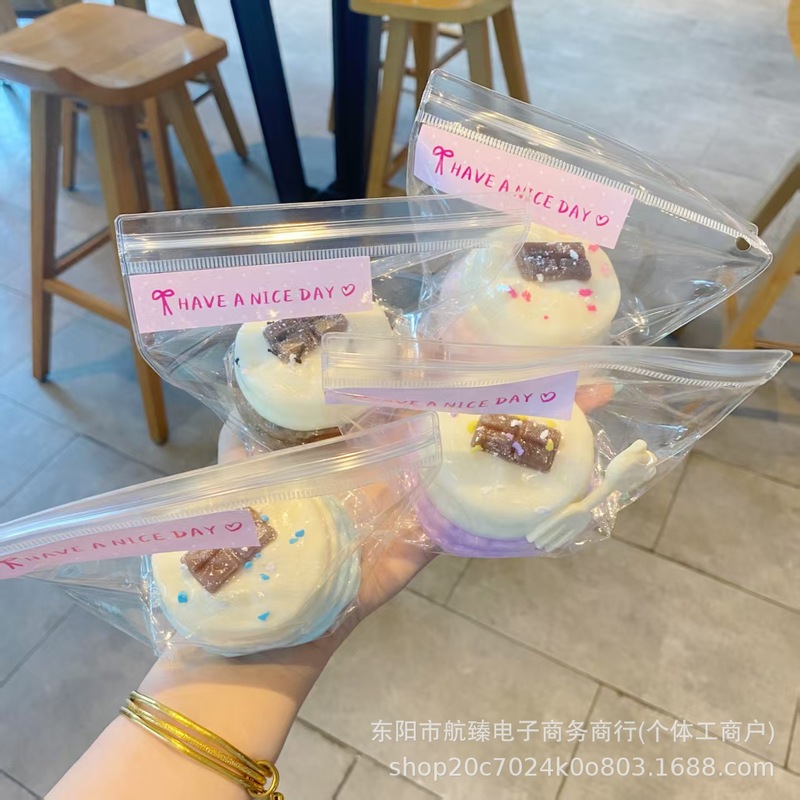 新款解压仿真巴斯克蛋糕食玩捏捏乐超厚超烂泥手感发泄减压玩具|undefined
