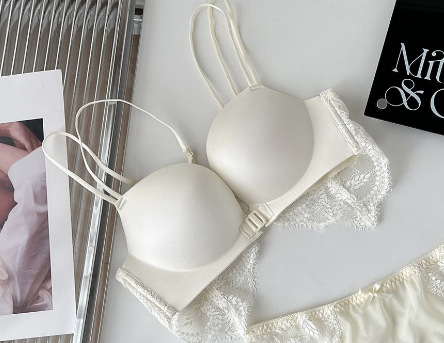 Ventas directas de fábrica comercio electrónico transfronterizo sudeste asiático Vietnam Tailandia ropa interior mariposa chaleco de encaje hermoso sujetador con hebilla delantera