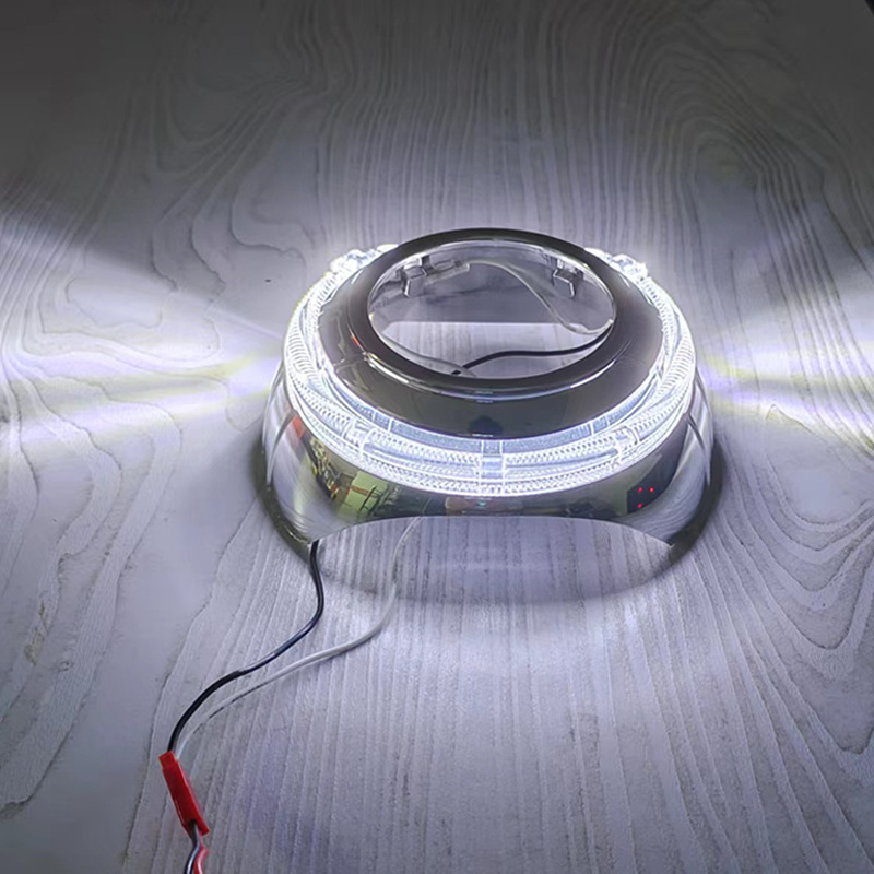 Modificación de la lente cuadrado MAX cubierta integrada brillante blanco 3,0 lente de doble luz cubierta decorativa