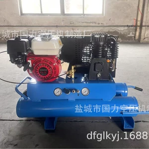 Honda Gasoline Air Compressor 6.5Hp, 115Psi Air Compressor Double Tank