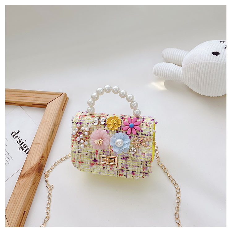 Children's One-shoulder Diagonal Bag Pearl Portable Coin Purse Bear Bow Cute Accessory Bag Wholesale display picture 24