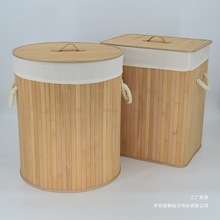 火锅店衣服收纳筐批发竹编大号脏衣篓收纳桶布艺可折叠玩具整理箱