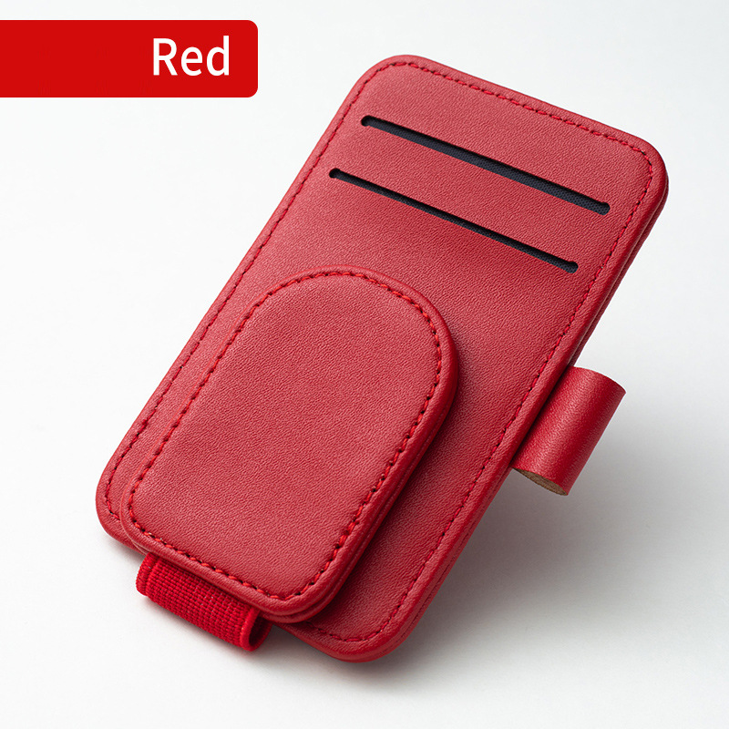 Car Multifunctional Glasses Clip, Ticket Clip, Practical High-End Round Eye Clip, Multifunctional Accessories, Fashionable