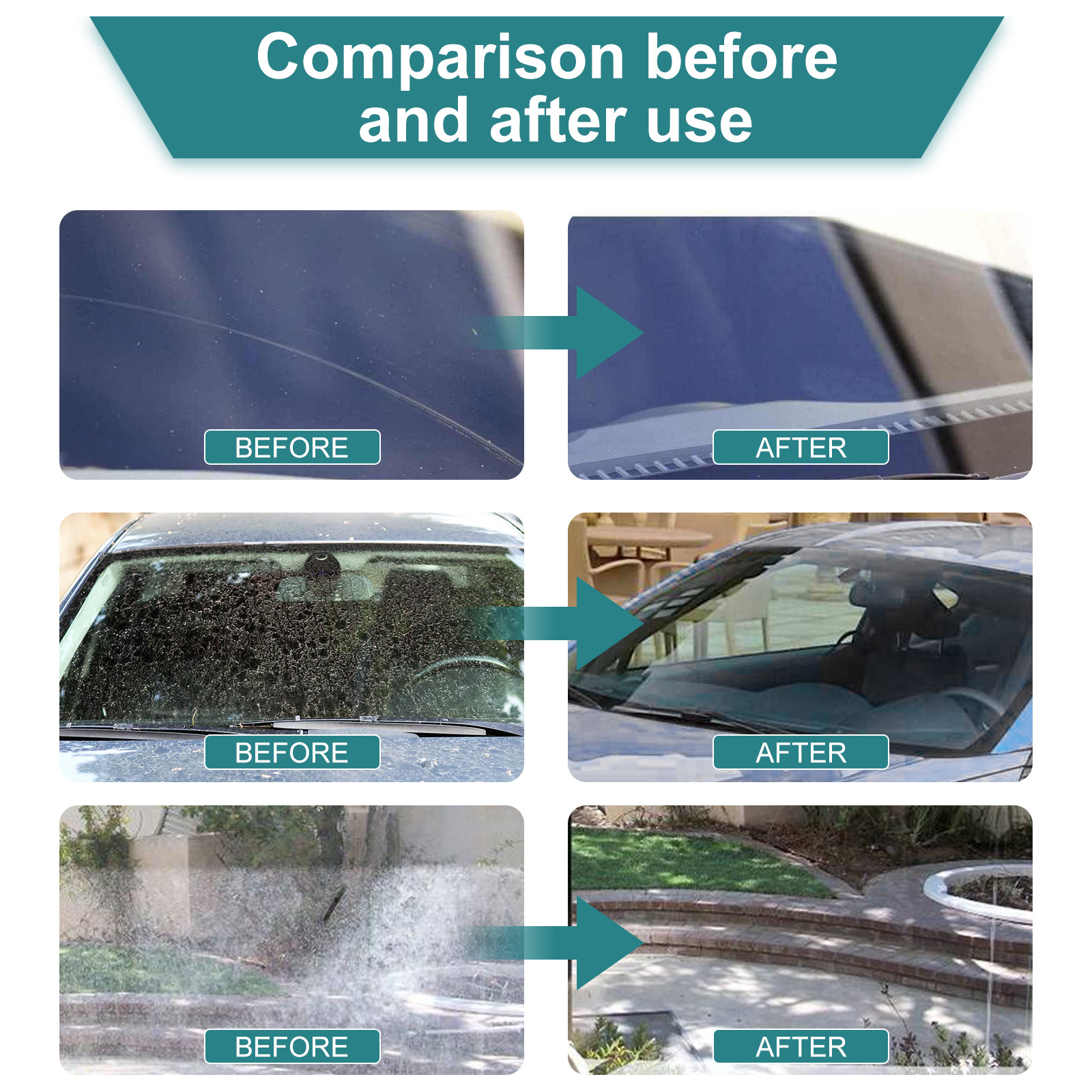 stikla skrāpējumu tīrīšanas pulveris automašīnas skrāpējumu remonts vējstikla attaukošanas tīrīšanas pulveris_voghion.com