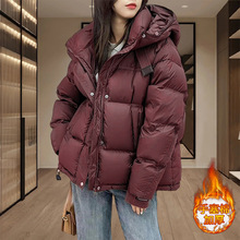 棉服女冬季2024新款棉衣加厚面包外套爆款保暖女士棉袄女装小个子
