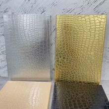 美甲鳄鱼纹色卡书 PU色卡本甲油胶展示本内嵌式色卡本120160216色