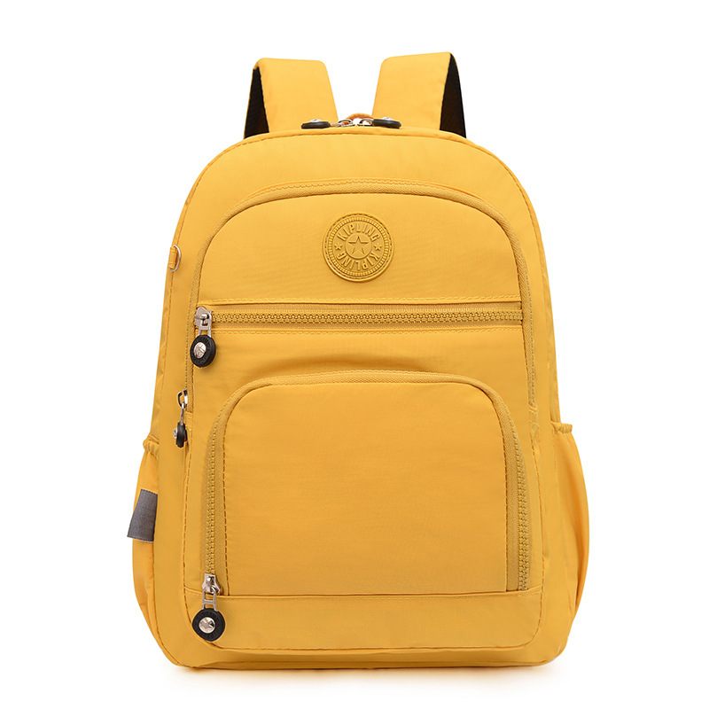 Mochila Bolsa De estudiante casual de mujer bolsa de viaje simple de gran capacidad de múltiples capas 2023 nueva mochila de tela Oxford ligera