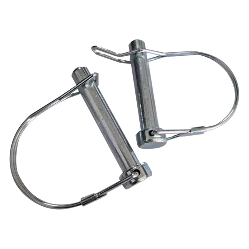 Тип D штифт полукруглый оцинкованный прицеп страховка пружинный штифт позиционирование штифта