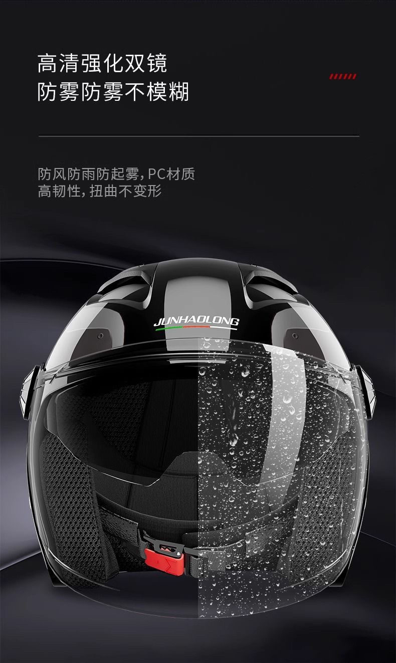 3C Certified Motorcycle, Motorbike, and Electric Vehicle Helmets, Unisex, Suitable for All Seasons, Windproof and Sun Protection Safety Helmets, Full-Face Helmets