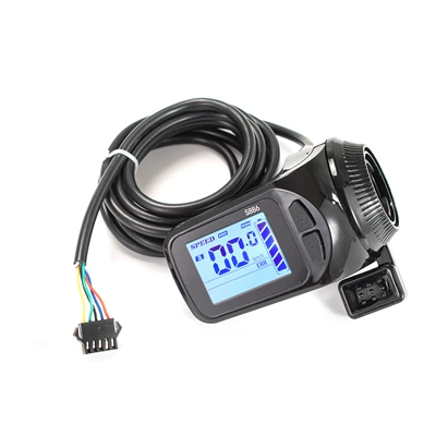 S886 LCD 24V36V48V adi konnektor, velosiped litium batareya çevrilmə aksesuarları