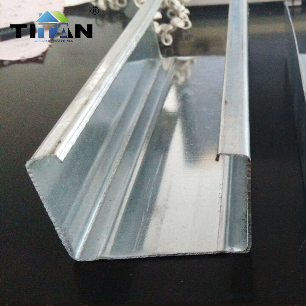 Los fabricantes suministran quilla de techo de acero ligero vertical antioxidante, quilla de acero ligero de múltiples especificaciones