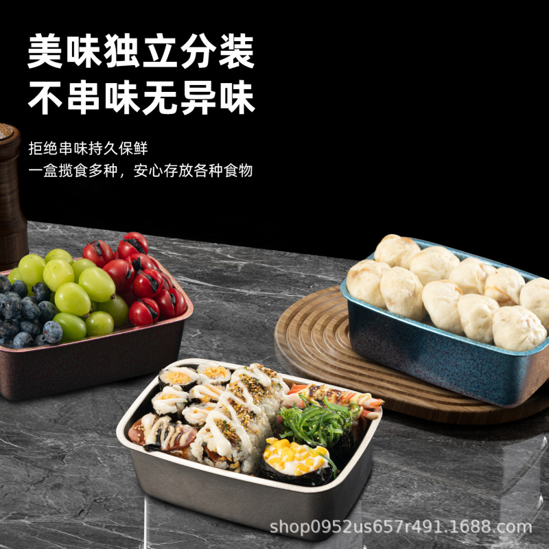 純チタン製鮮度保持弁当箱 大容量 ピクニック 家庭用 食品グレード弁当箱 仕事用 アウトドア カスタム収納 密閉容器|undefined
