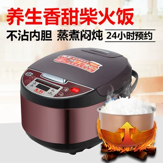跨境电饭煲5升家用智能多功能大容量电饭锅2-4-6人煲汤煮粥柴火饭
