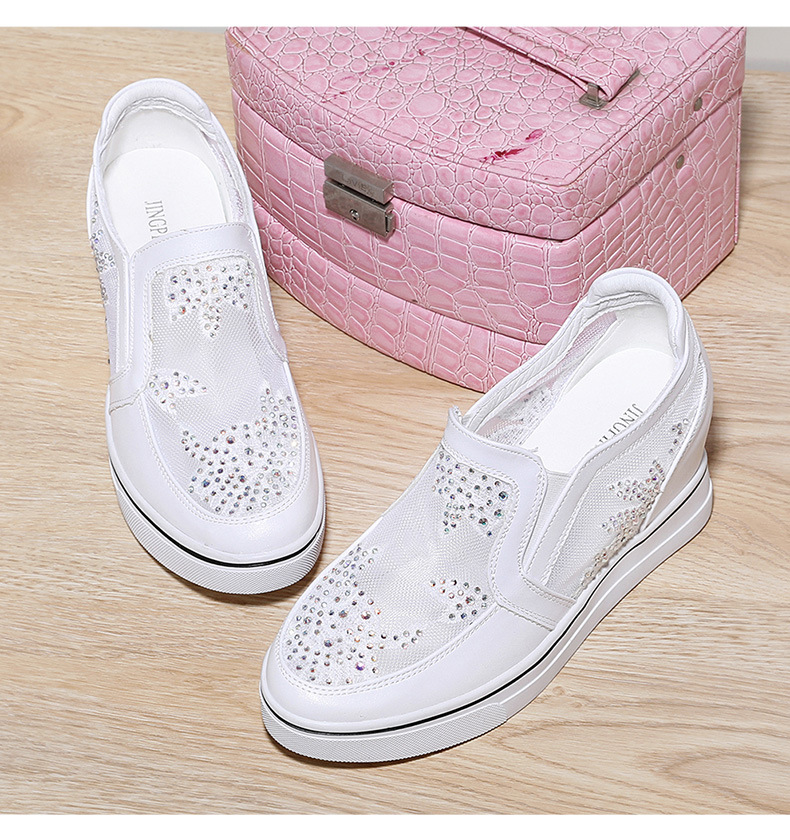 Giày sneaker nữ lưới thoáng khí tăng chiều cao bên trong mùa xuân hè 2024 — JST 9131 trắng [kiểu tăng chiều cao bên trong], ML 6x252 trắng [tăng chiều cao bên trong], ML 6x252 Bạc [tăng chiều cao bên trong], JST 11068 trắng [kiểu tăng chiều cao bên trong] chi tiết 2