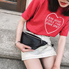 Belt bag, summer shoulder bag, fashionable chain, chest bag, 2021 collection, Korean style, internet celebrity