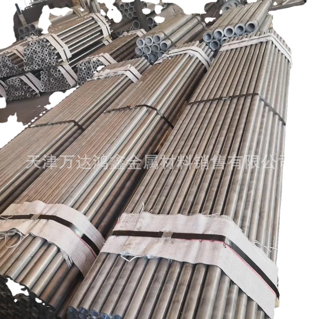 河北6061T6无缝铝合金管，厂家自备260*8mm铝合金圆管模具