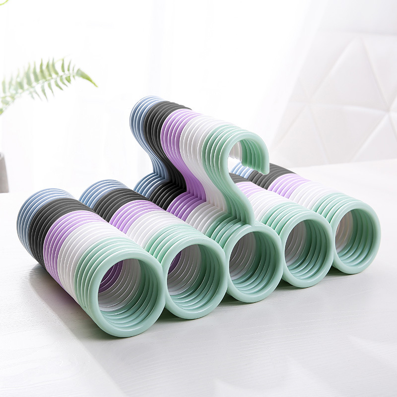 Colorful Wind Circle Hanger Multifunctional Scarf Storage Rack Home Scarf Rack Hanging Belt Rack Drying Artifact