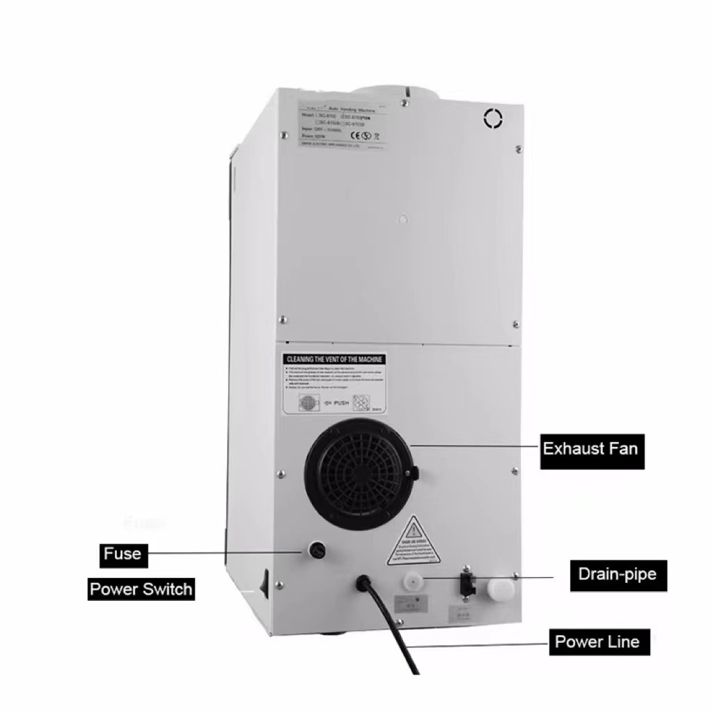 Máquina expendedora de café que CF-8703BS monedas con pantalla de siete pulgadas Máquina de café italiana semiautomática con una tecla