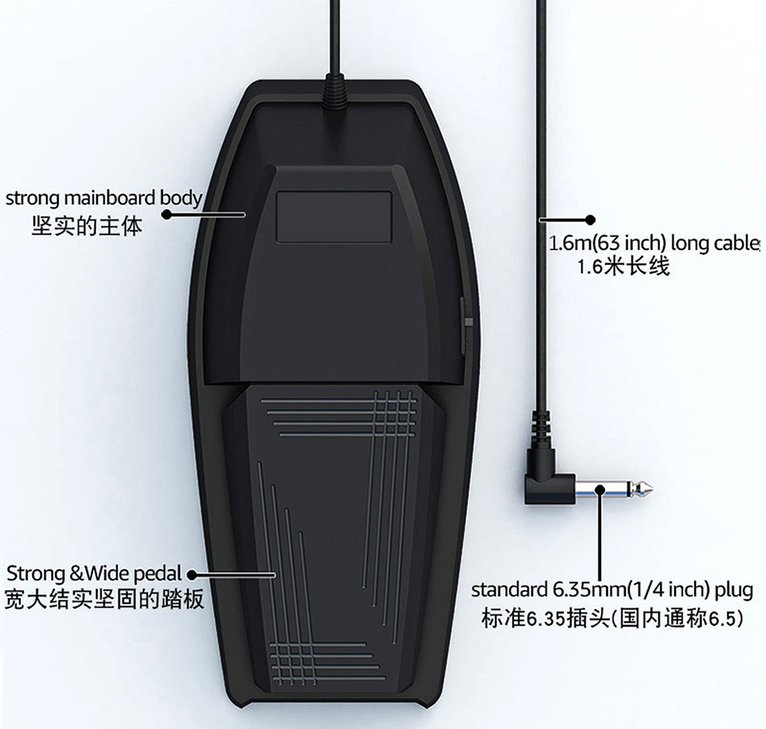 New electric piano sustain pedal midi synthesizer electronic piano hand-rolled piano pedal universal for keyboard instruments