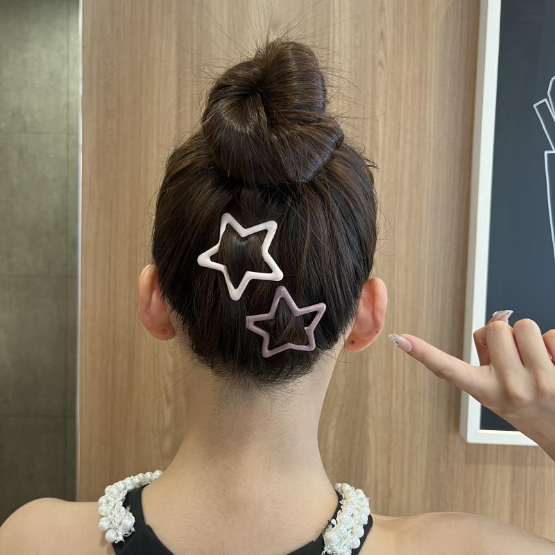 Women's Sweet Star Rectangle Alloy Hair Clip display picture 4