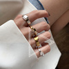 Tide, fashionable line small design ring, simple and elegant design, internet celebrity, on index finger