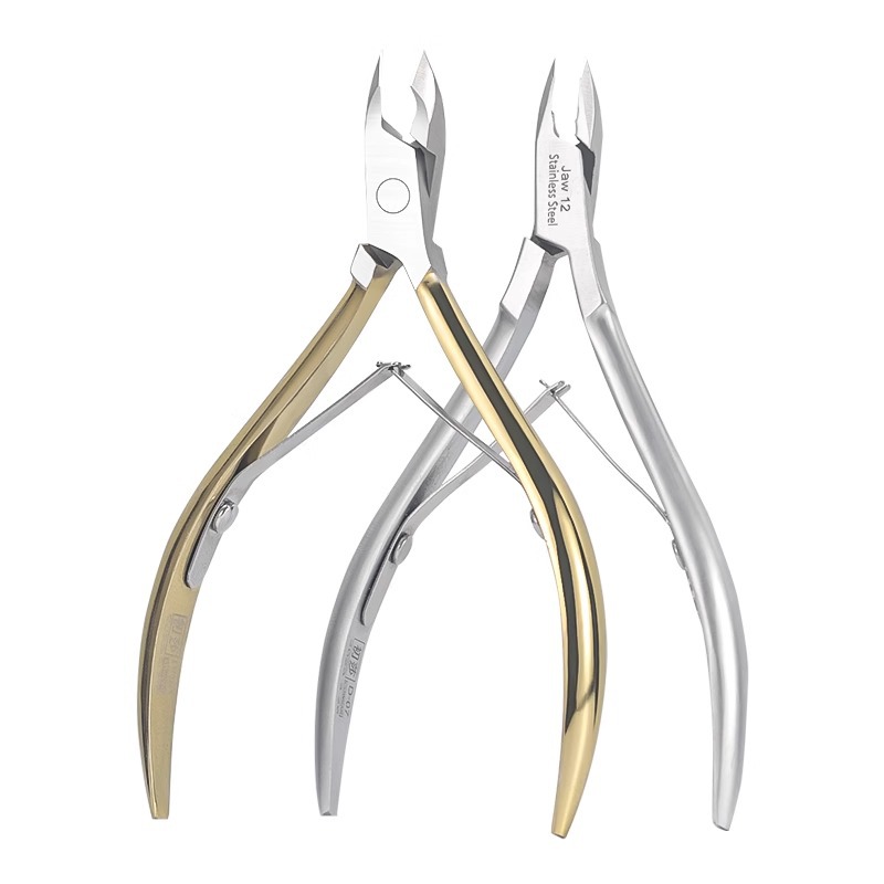 Cizallas para la piel muerta para uñas Exfoliación profesional de la piel, púas de queratina, reparación avanzada, tijeras, herramientas para el cuidado de las uñas de acero inoxidable