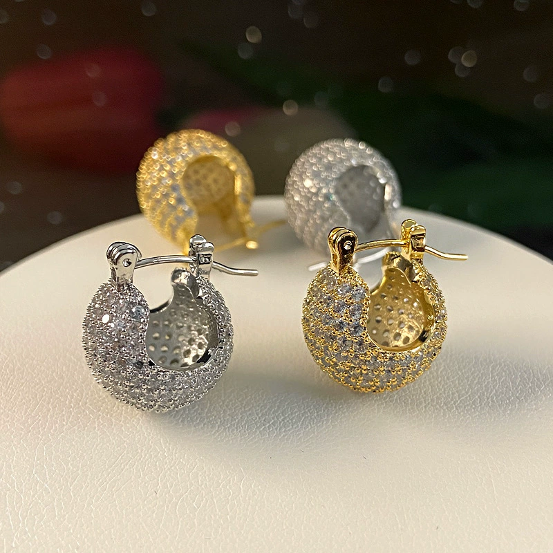 Корейская мода индивидуальность маленькая корзина бобовых ушных пряжек элегантный темперамент простой дикий неправильный геометрический серьги серьги