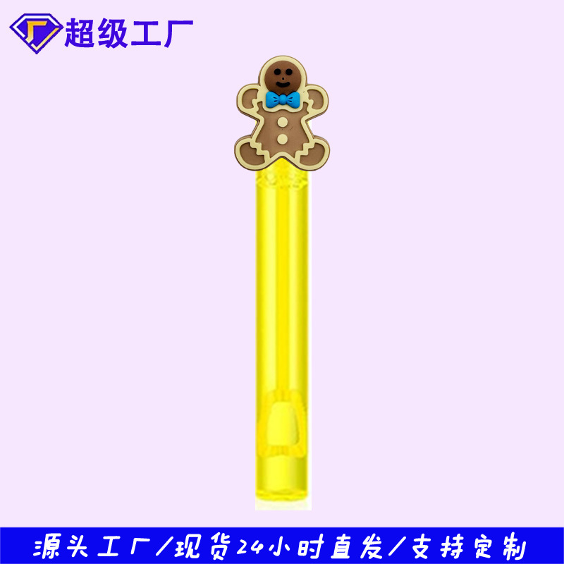 メーカー卸売サンタクロースシリーズバブル水スティックサマーパーティーカラフルなミニバブルスティック装飾ギフト|undefined