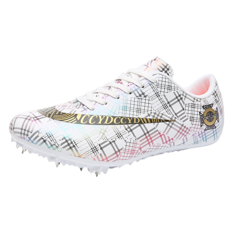 Nuevos zapatos de pista y campo de malla Transpirable Zapatos de uñas para hombres y mujeres jóvenes de pista y campo de entrenamiento juvenil zapatos de entrenamiento deportivo para jóvenes