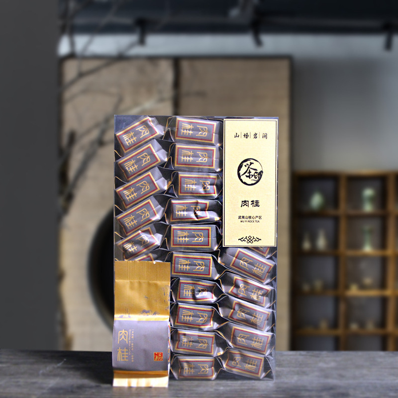 Wuyi Rock Tea Cinnamon Rock Stream meat osmanthus incense cinnamon medium foot Fire cinnamon rock tea Fujian tea factory loose tea