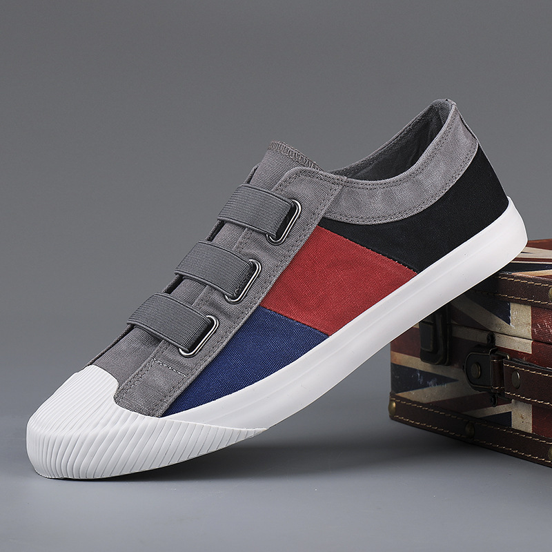 2024 Spring Men's Shoes Canvas Shoes Solid Color Casual Shoes Breathable Slip-on Lazy Shoes Fashionable Flat Low-top Board Shoes 2024 Spring Men's Shoes Canvas Shoes Solid Color Casual Shoes Breathable Slip-on Lazy Shoes Fashionable Flat Low-top Board Shoes