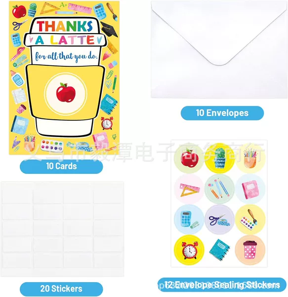 Postcard, sticker, 10 pieces, 20 pieces, 15 pieces