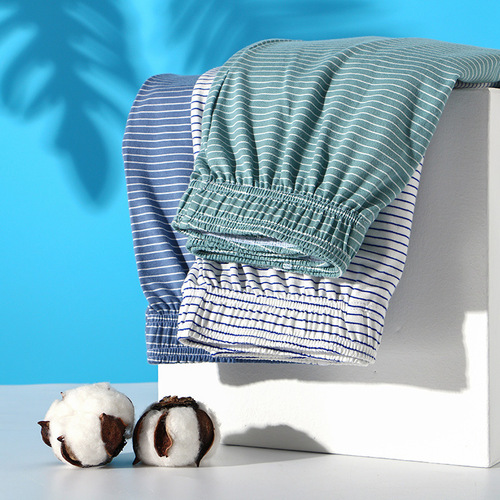 Loose Arrow pants men's striped simple fashion home pants young student men's underwear pure cotton breathable boxer briefs