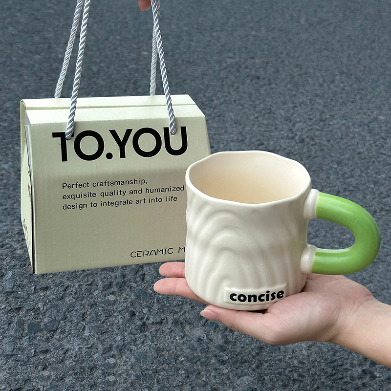 Inglés creativo taza de regalo de regalo de cumpleaños taza de cerámica de oficina taza de agua para el hogar