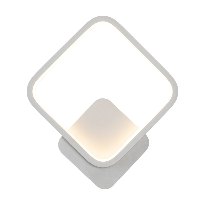 Lámpara de pared para dormitorio, lámpara de noche circular, sala de estar, pasillo, escalera, pasillo con escaleras, sala de estudio, lámpara con forma de asta de ciervo, iluminación LED, interior.
