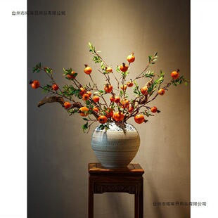 景德鎮陶瓷花瓶擺件客廳玄關插花復古新中式高檔電視櫃茶幾裝飾品