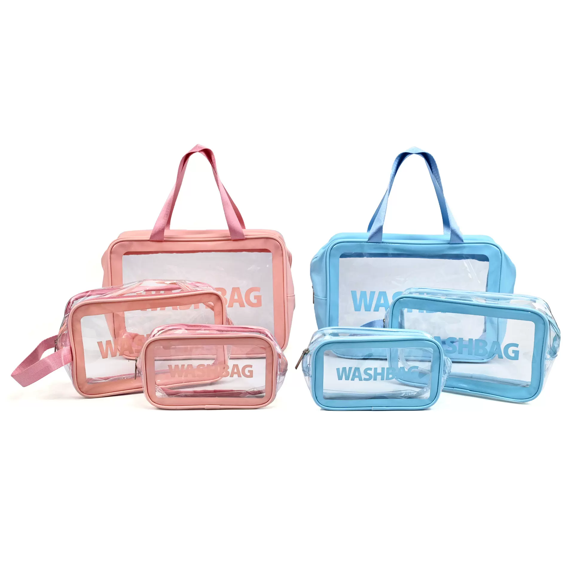 批发pvc化妆包多功能洗漱袋收纳包透明环保套装旅行洗漱包F新